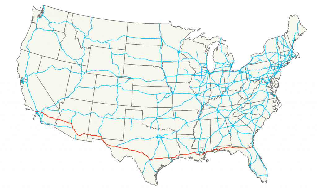 US Interstate Map