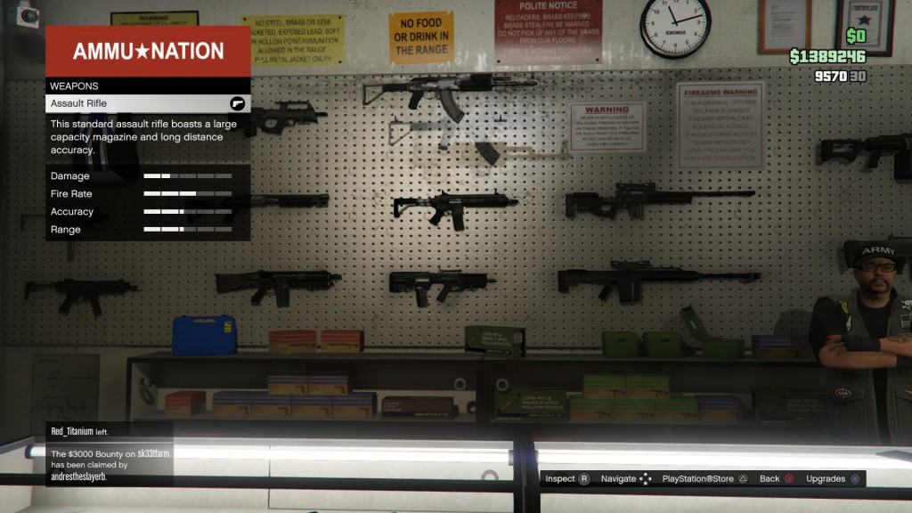 Assault Rifle available for purchase at Ammu-Nation.