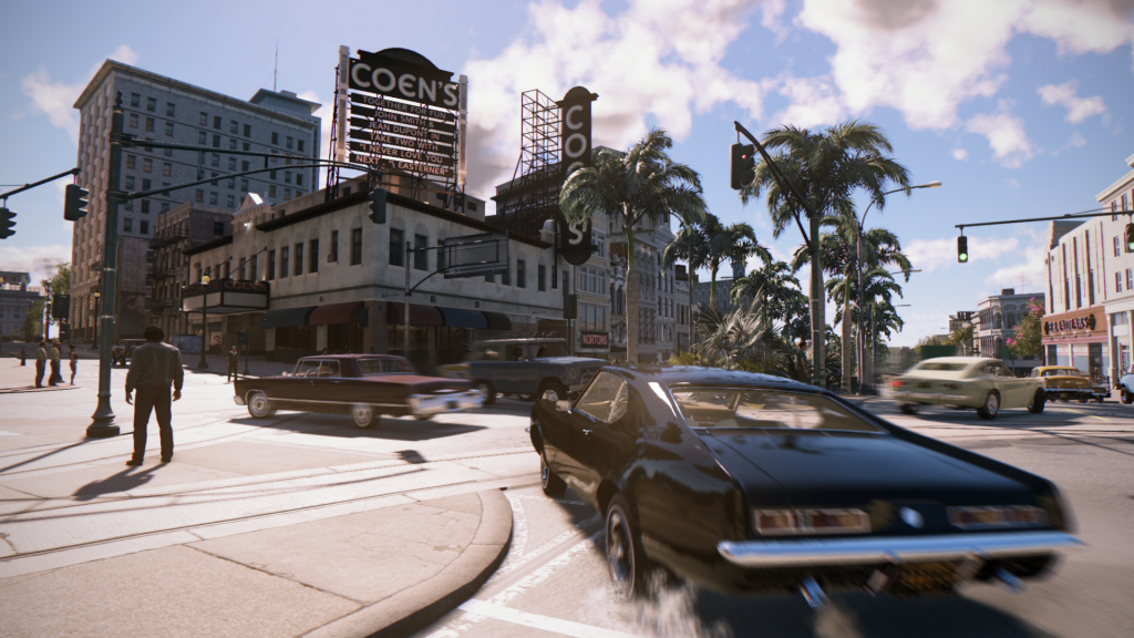 Picture of a muscle car in Mafia 3. Image from Gamespot.