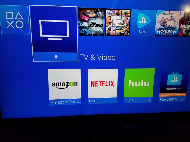 PS4 Interface PS4 Driving and Open world games